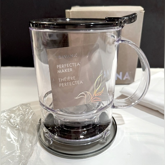 NEW Teavana PerfecTea Tea Maker, Black - 16 oz. - Picture 3 of 15